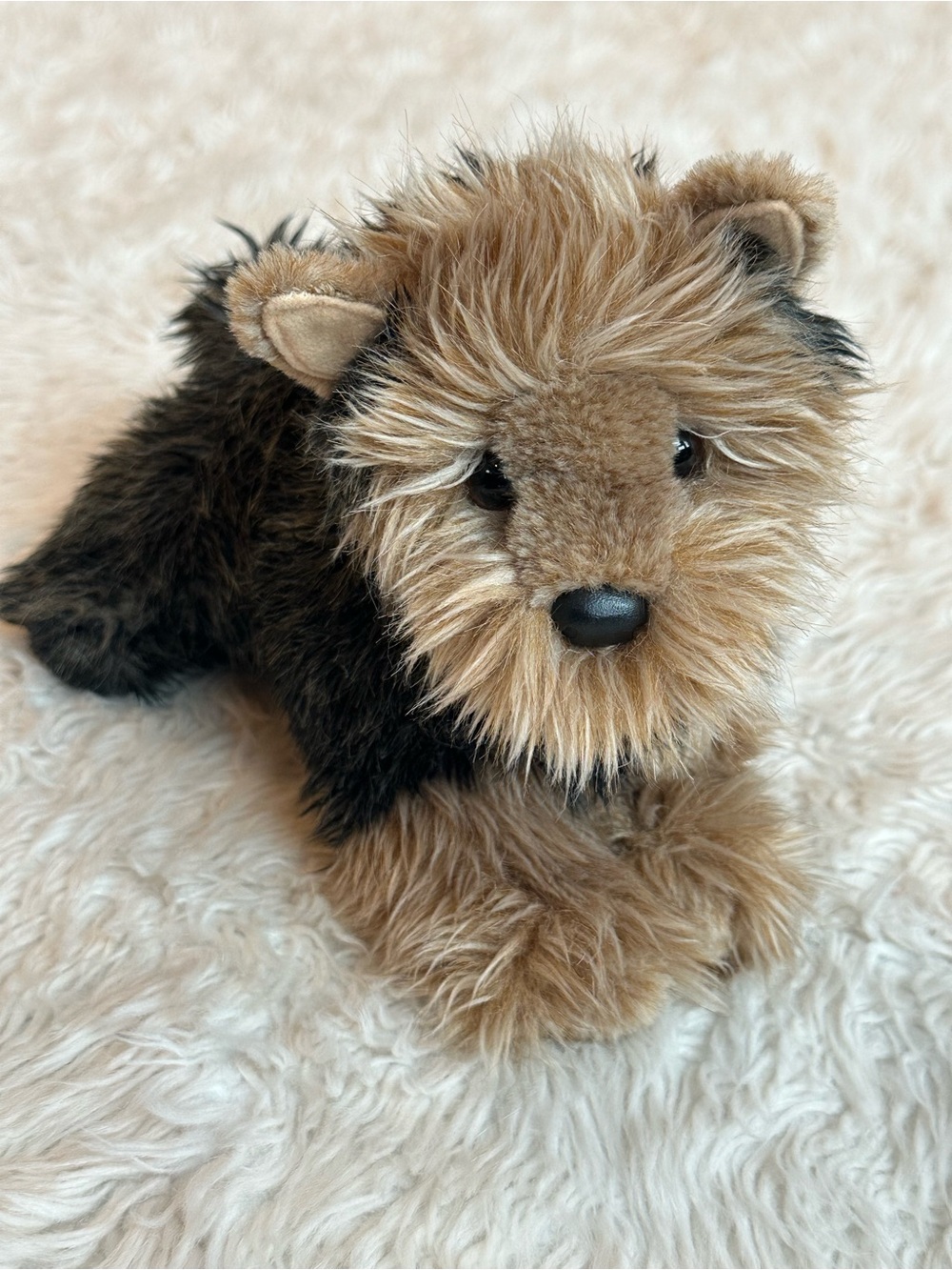 Douglas Cuddle Toys Bobby Mini Yorkie Plush Dog  Realistic Retired 10”